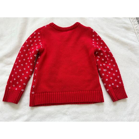 Holiday Time Pullover Crewneck Knit Christmas Tree Sweater 4T - Picture 3 of 7